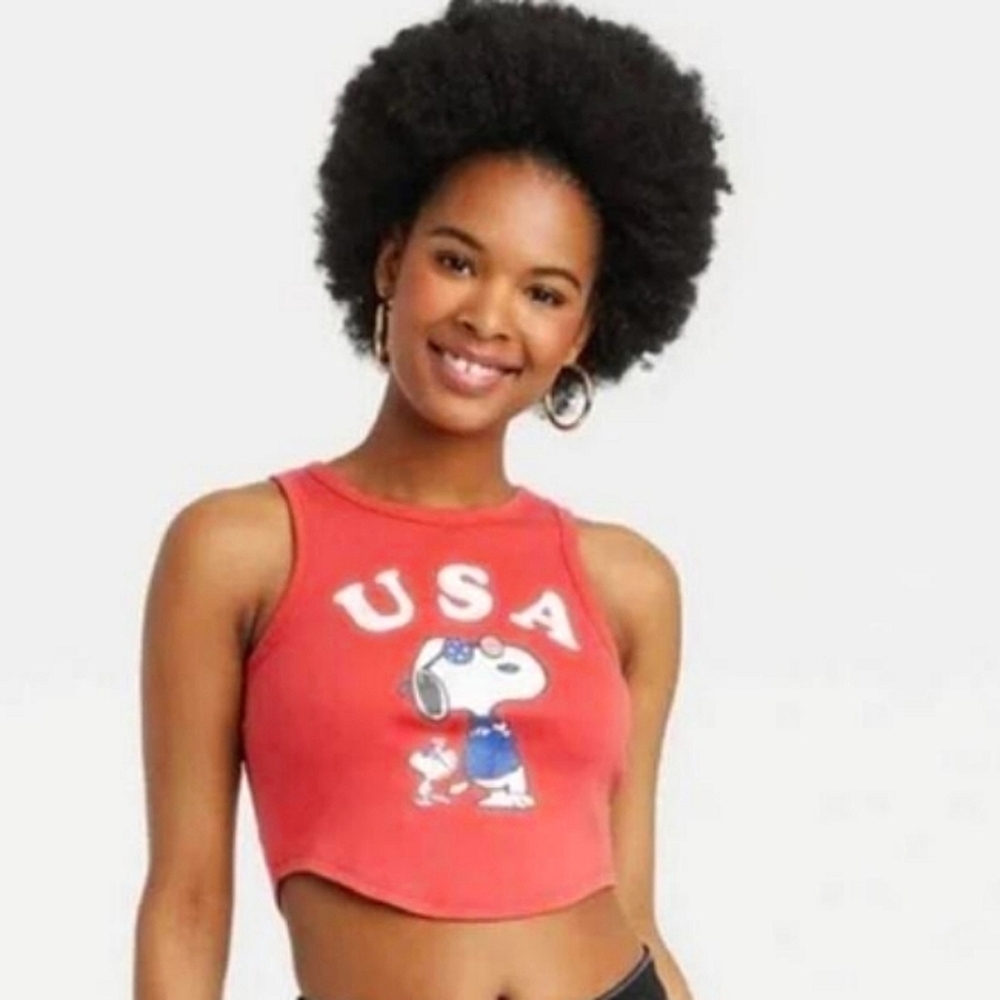 NWT Grayson Threads Peanuts Crop Tank Sz2X